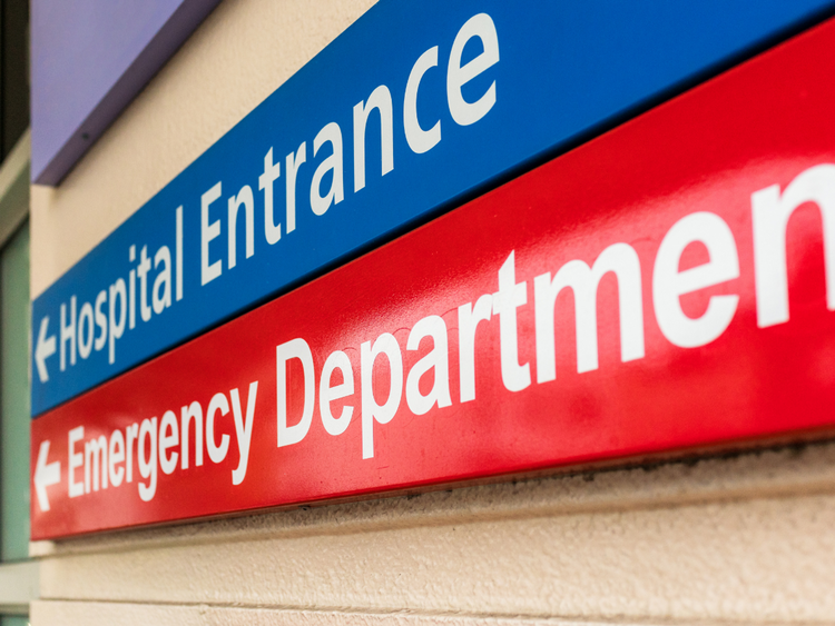 Emergency Department and Hospital Entrance Signs