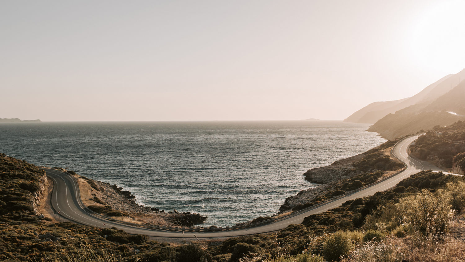 A Road and Coastline